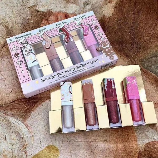 better not pout but if you do keep it glossy rich and dazzling christmas treats gloss set 4pcs/lot dhl ship
better not pout but if you do keep it glossy rich and dazzling christmas treats gloss set 4pcs/lot dhl ship