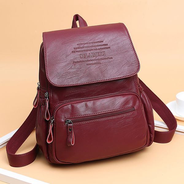 2019 women leather backpacks female shoulder bag sac a dos ladies travel bagpack mochilas school bags for girls
2019 women leather backpacks female shoulder bag sac a dos ladies travel bagpack mochilas school bags for girls