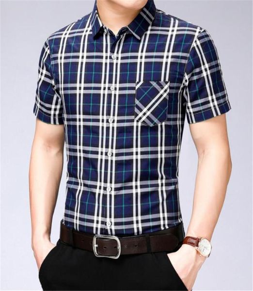 plaid print lapel neck mens shirts summer short sleeve single breasted mens casual shirts, White;black
plaid print lapel neck mens shirts summer short sleeve single breasted mens casual shirts, White;black