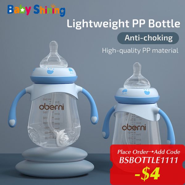 baby shining 5cm newborn baby bottle wide mouth milk bottle pp feeding anti-fall anti-flatulent gravity ball lightweight
baby shining 5cm newborn baby bottle wide mouth milk bottle pp feeding anti-fall anti-flatulent gravity ball lightweight