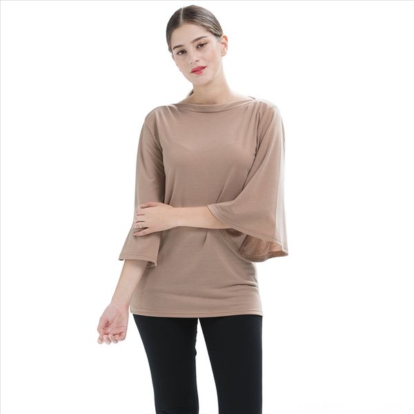 popular women's wear 2020 autumn solid color horn t-shirt horn trumpet sleeve loose t-shirt jr1653, White
popular women's wear 2020 autumn solid color horn t-shirt horn trumpet sleeve loose t-shirt jr1653, White