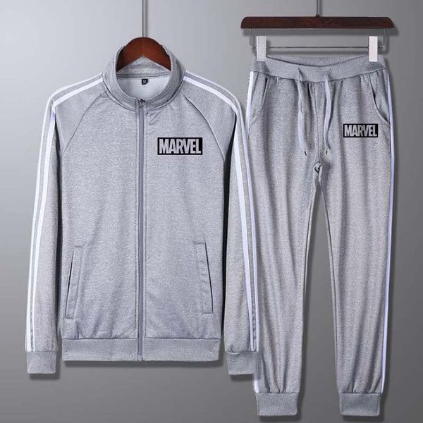 marvel sport suit zipper hooded men brand clothing casual cotton fall / winter warm sweatshirts men's casual tracksuit costume, Gray
marvel sport suit zipper hooded men brand clothing casual cotton fall / winter warm sweatshirts men's casual tracksuit costume, Gray