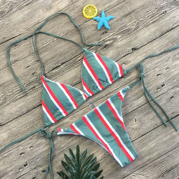women bikini set 2 piece striped printed bottoms bikini set swimsuits swimwear female beachwear clothing bathing suits, White;black
women bikini set 2 piece striped printed bottoms bikini set swimsuits swimwear female beachwear clothing bathing suits, White;black