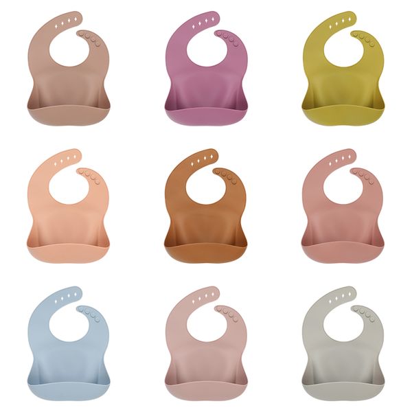 newborn baby silicone waterproof bibs cloths toddler kids adjustable feeding apron saliva bandana
newborn baby silicone waterproof bibs cloths toddler kids adjustable feeding apron saliva bandana