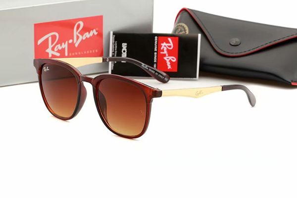 Высококачественные моды Круглые очки мужские женщин RayBan Дизайн солнцезащитной Золото Металл Черный Темно-50мм Стеклянные линзы лучше Brown Case
Высококачественные моды Круглые очки мужские женщин RayBan Дизайн солнцезащитной Золото Металл Черный Темно-50мм Стеклянные линзы лучше Brown Case