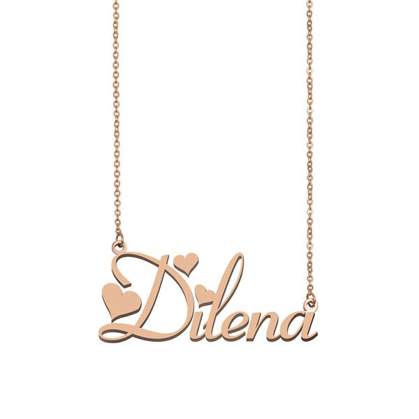 dilena name necklace pendant for women girls birthday gift custom nameplate kids friends jewelry 18k gold plated stainless steel, Silver
dilena name necklace pendant for women girls birthday gift custom nameplate kids friends jewelry 18k gold plated stainless steel, Silver