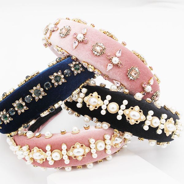 baroque luxury heavy work exaggerated wild temperament headband rhinestone pearl personality fashion female headband 954, Golden;white
baroque luxury heavy work exaggerated wild temperament headband rhinestone pearl personality fashion female headband 954, Golden;white