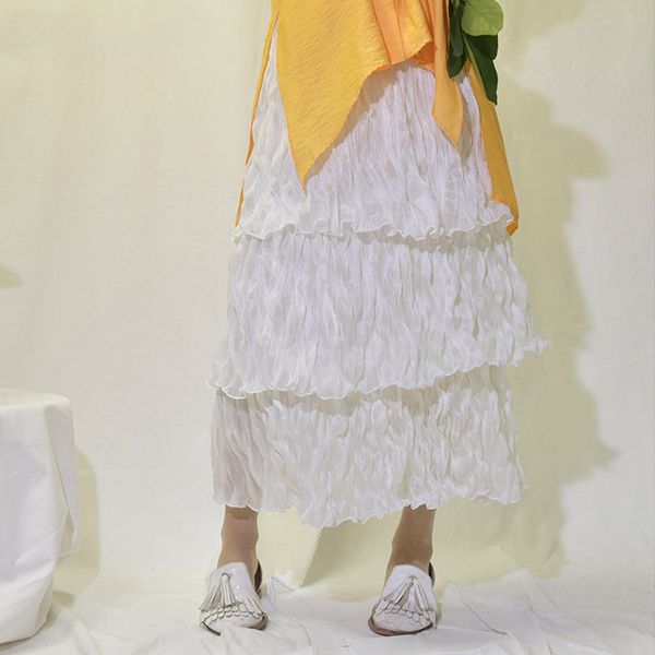 chiffon cake layered skirt women high waist ruffled tutu pleated white skirt elastic waist women elegant skirts midi high, Black
chiffon cake layered skirt women high waist ruffled tutu pleated white skirt elastic waist women elegant skirts midi high, Black