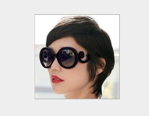 europe and the united states round frame sunglasses sunglasses ladies retro round sunglasses, White;black
europe and the united states round frame sunglasses sunglasses ladies retro round sunglasses, White;black