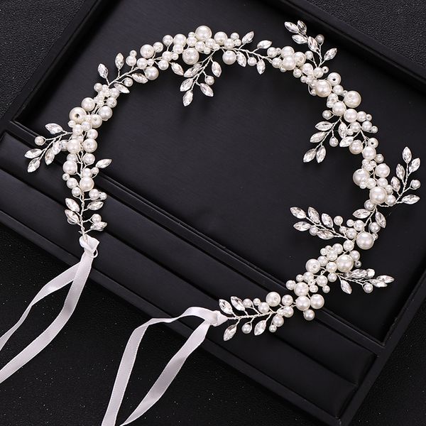 trendy wedding hair accessories silver leaf crystal pearl headband bridal headdress queen prom handmade headwear accessories, White;golden
trendy wedding hair accessories silver leaf crystal pearl headband bridal headdress queen prom handmade headwear accessories, White;golden