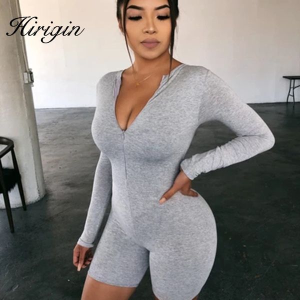 black gray bodycon playsuit women wear on both sides jumpsuit autumn 2020 zip up party club romper jumpsuits shorts, Black;white
black gray bodycon playsuit women wear on both sides jumpsuit autumn 2020 zip up party club romper jumpsuits shorts, Black;white