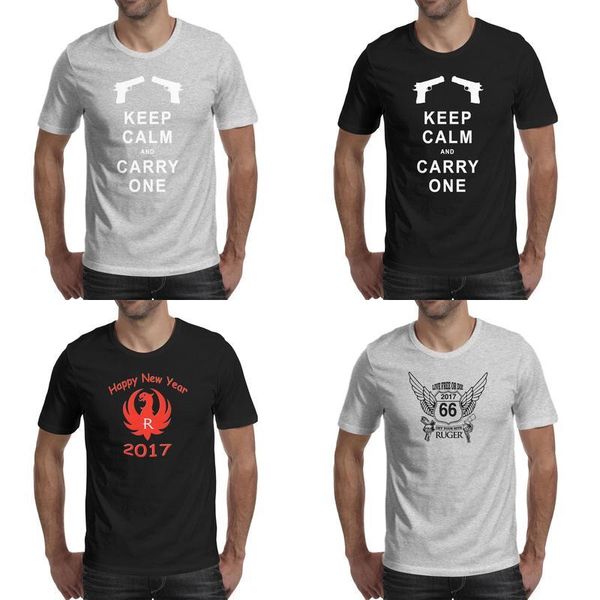 mens ruger keep calm and carry one fashion t shirt design band cotton shirts humorous short sleeve tees happy new year 2017 live or, White;black
mens ruger keep calm and carry one fashion t shirt design band cotton shirts humorous short sleeve tees happy new year 2017 live or, White;black