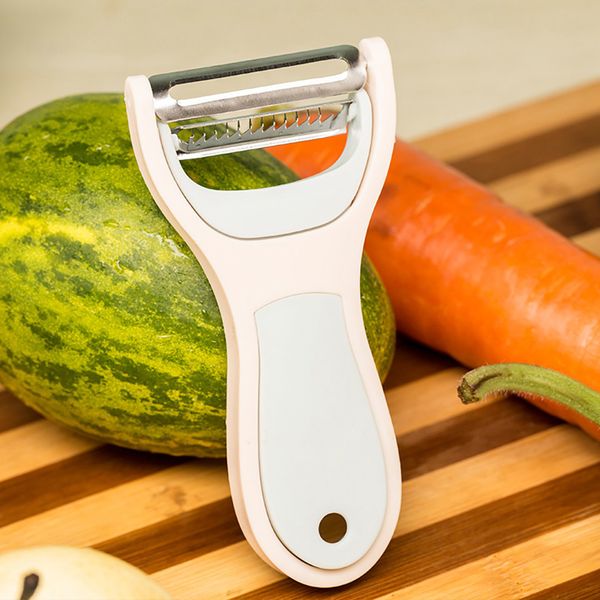 two in one kitchen multi-functional peeler stainless steel blade potato vegetable and fruit planer household fruit peeler fruit knife
two in one kitchen multi-functional peeler stainless steel blade potato vegetable and fruit planer household fruit peeler fruit knife