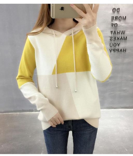 women knit cloth long-sleeved turtleneck sweater casual sweaters cap coat knitwear girl loose clothes korean fashion, White;black
women knit cloth long-sleeved turtleneck sweater casual sweaters cap coat knitwear girl loose clothes korean fashion, White;black