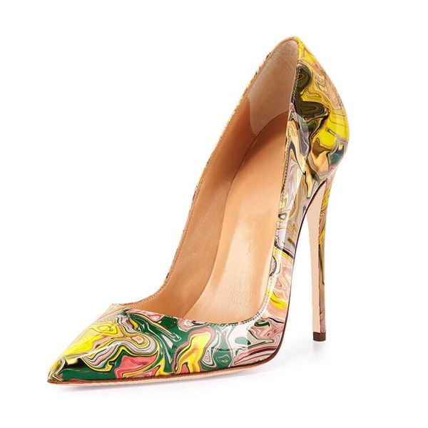 europe slip on printing women's fashion high heels pointed toes shoes women pumps customized size, Black
europe slip on printing women's fashion high heels pointed toes shoes women pumps customized size, Black