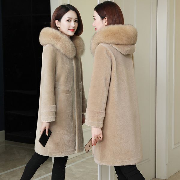 coat real 2020 женских зимней одежда женщина воротник длинные стрижки овец 200% шерсть куртки корейская шуба kj4672, Black
coat real 2020 женских зимней одежда женщина воротник длинные стрижки овец 200% шерсть куртки корейская шуба kj4672, Black