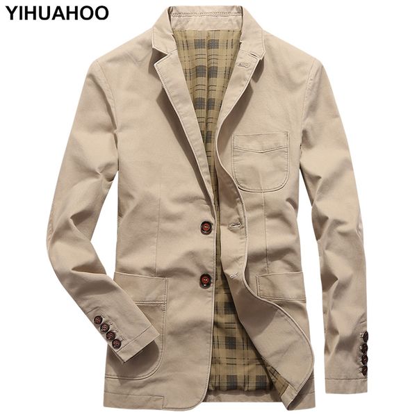 yihuahoo jacket men casual spring cotton vintage jacket coat men blazer masculino slim fit blazer suit size m~4xl bbzd-5618, Black;brown
yihuahoo jacket men casual spring cotton vintage jacket coat men blazer masculino slim fit blazer suit size m~4xl bbzd-5618, Black;brown