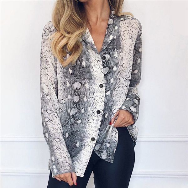 snake print blouse 2018 patchwork long sleeve women chiffon blouse casual loose tee vintage ladies basic shirt plus size, White
snake print blouse 2018 patchwork long sleeve women chiffon blouse casual loose tee vintage ladies basic shirt plus size, White