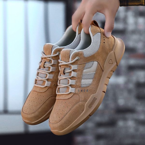 fashion outdoor lace-up genuine leather men shoes casual breathable flats male fashion lace up non-slip masculino adulto w5, Black
fashion outdoor lace-up genuine leather men shoes casual breathable flats male fashion lace up non-slip masculino adulto w5, Black