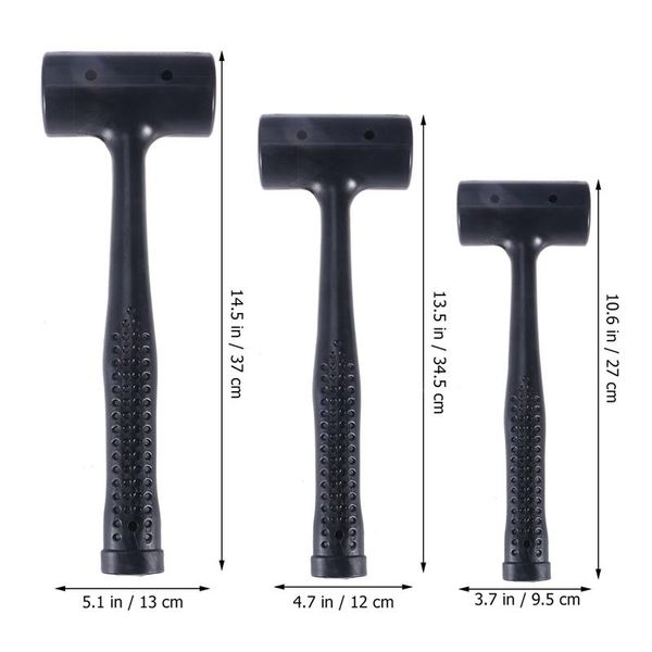 rubber hammer multinational anti-vibration hammer floor tile installation (black, size small middle large
rubber hammer multinational anti-vibration hammer floor tile installation (black, size small middle large