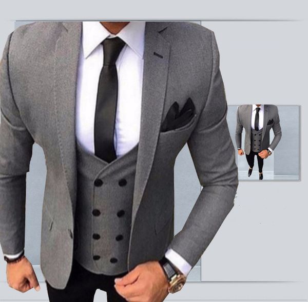 classic notch lapel wedding tuxedos slim fit suits for men groomsmen suit three pieces prom formal suits (jacket+pants+vest+tie) 643, Black;gray
classic notch lapel wedding tuxedos slim fit suits for men groomsmen suit three pieces prom formal suits (jacket+pants+vest+tie) 643, Black;gray