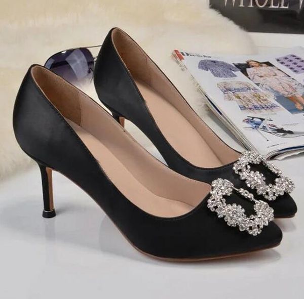 new fashoin woman shoe ladies flat sandals satin stiletto heel casual shoes rhinestone pionted toes dress shoes party wedding, Black
new fashoin woman shoe ladies flat sandals satin stiletto heel casual shoes rhinestone pionted toes dress shoes party wedding, Black