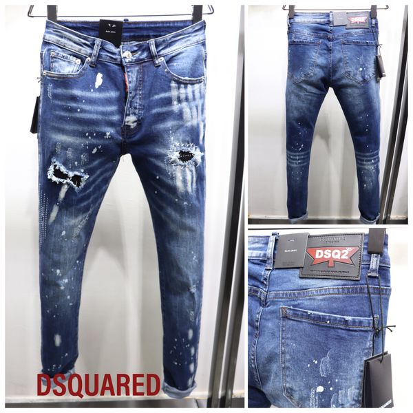 20ss mens designer jeans hole fashion side stripe stretch jeans skinny spliced ripped stree denim pants us size, Blue
20ss mens designer jeans hole fashion side stripe stretch jeans skinny spliced ripped stree denim pants us size, Blue