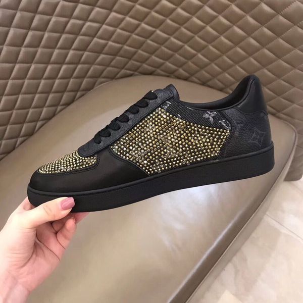 platform men's shoes wild vintage luxury men's shoes leather men's low-sneakers new casual shoes white shoe 14, Black
platform men's shoes wild vintage luxury men's shoes leather men's low-sneakers new casual shoes white shoe 14, Black