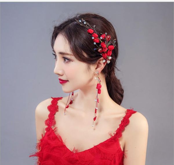 bridal tiara new rose flower jewelry wedding chinese wedding accessories red toast clothing hair accessories, Silver
bridal tiara new rose flower jewelry wedding chinese wedding accessories red toast clothing hair accessories, Silver