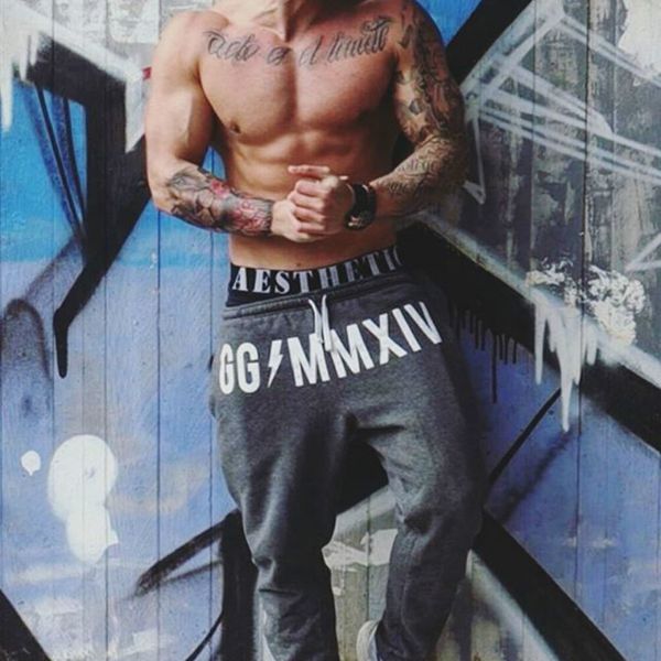 men new sport pants men leisure jogging pants fitness joggers running sportswear sweatpants elastic training trousers, Black
men new sport pants men leisure jogging pants fitness joggers running sportswear sweatpants elastic training trousers, Black