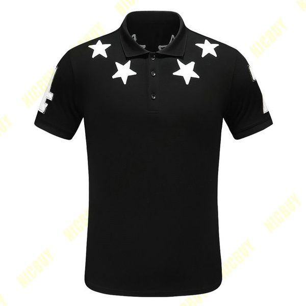 summer designer brand clothing men polo embroidery star classic 7 4 number sleeve t-shirt turn-down collar casual women tshirt tee t shirt, White;black
summer designer brand clothing men polo embroidery star classic 7 4 number sleeve t-shirt turn-down collar casual women tshirt tee t shirt, White;black