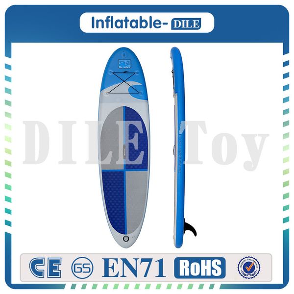 2019 Inflatable Surfboard 305*76*15cm Sup Pad Inflatable Sup Stand Up Paddle Board Fishing Kayak Inflatable Leash Seat