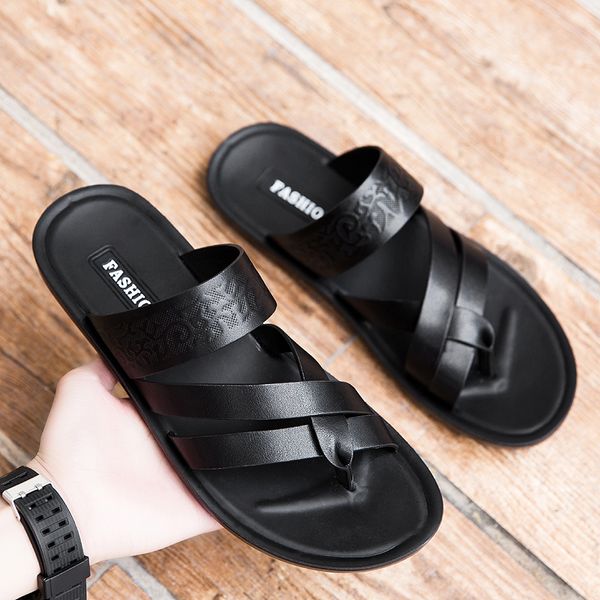 new arrival summer men flip flops beach holiday sandals non-slide male slippers casual shoes, Black
new arrival summer men flip flops beach holiday sandals non-slide male slippers casual shoes, Black