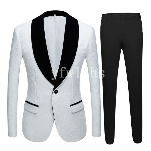 men's suits & blazers arrival one button groomsmen shawl lapel groom tuxedos men wedding/prom man blazer ( jacket+pants+tie) b99, White;black
men's suits & blazers arrival one button groomsmen shawl lapel groom tuxedos men wedding/prom man blazer ( jacket+pants+tie) b99, White;black
