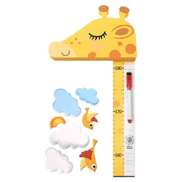 cute universal wall sticker children movable measurement 3d height ruler giraffe head home decorative space saving practical
cute universal wall sticker children movable measurement 3d height ruler giraffe head home decorative space saving practical