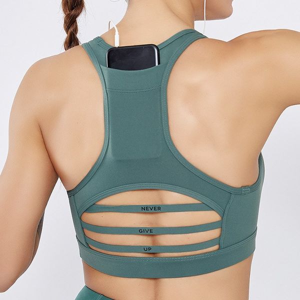 2019new back pocket sports bra shockproof crossbar mesh stitching sports underwear yoga clothes, White;black
2019new back pocket sports bra shockproof crossbar mesh stitching sports underwear yoga clothes, White;black