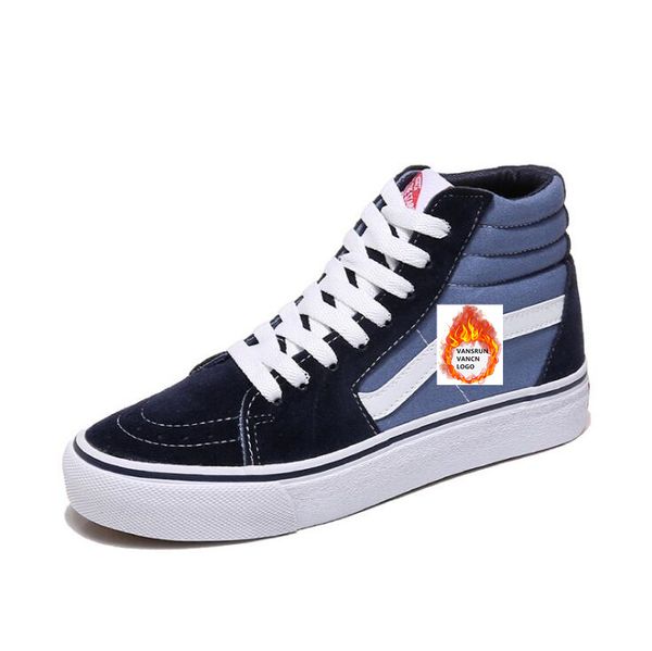trileino men women high sk8 navy blue canvas shoes classic authentic outdoor street hi sneakers sk8 skateboarding shoes, Black
trileino men women high sk8 navy blue canvas shoes classic authentic outdoor street hi sneakers sk8 skateboarding shoes, Black