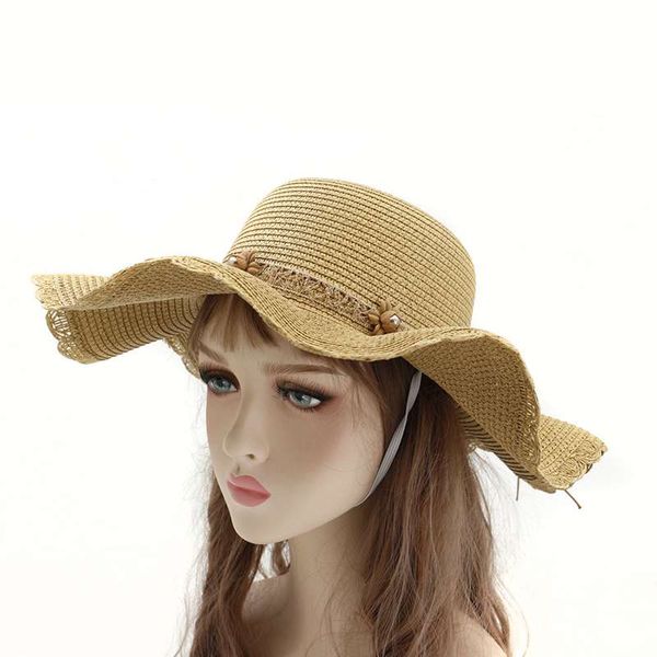 wzcx 2019 fashion new flower women ruffle tide straw hat casual wide brim solid color summer cap beach hat, Blue;gray
wzcx 2019 fashion new flower women ruffle tide straw hat casual wide brim solid color summer cap beach hat, Blue;gray