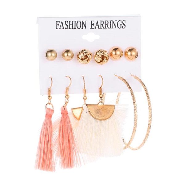 fashion women earrings set 6 pairs ear studs hoop tassel dangle jewelry set rhinestone imitation pearl earrings for women gift, Golden;silver
fashion women earrings set 6 pairs ear studs hoop tassel dangle jewelry set rhinestone imitation pearl earrings for women gift, Golden;silver