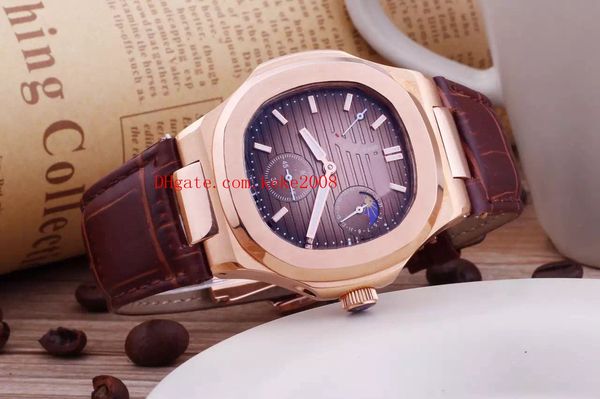 3 color luxury wristwatches 40mm nautilus 5712gr-001 power reserve 18k rose gold mechanical transparent automatic mens watches, Slivery;brown
3 color luxury wristwatches 40mm nautilus 5712gr-001 power reserve 18k rose gold mechanical transparent automatic mens watches, Slivery;brown