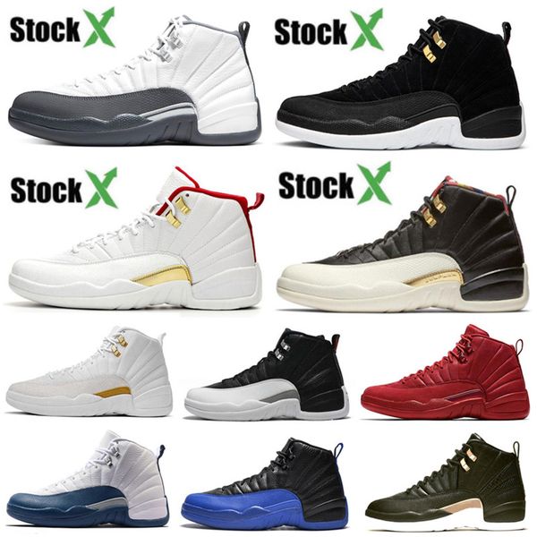 stock x 12s ovo mens basketball shoes 12 fiba cny dark grey game royal reverse taxi playoff men women sports sneakers whit box
stock x 12s ovo mens basketball shoes 12 fiba cny dark grey game royal reverse taxi playoff men women sports sneakers whit box