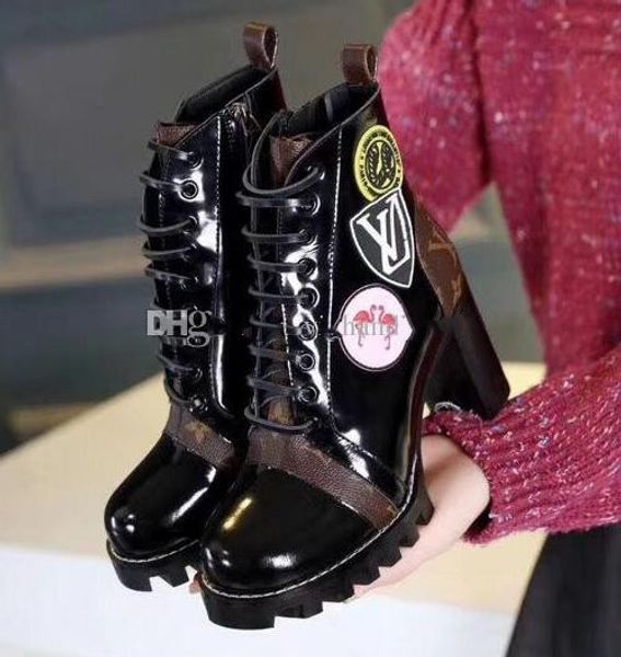 luxury shoes new genuine leather round toe women boots gladiator lace up thick heel ankle boots shoes women 35-40 high heel flock boots, Black
luxury shoes new genuine leather round toe women boots gladiator lace up thick heel ankle boots shoes women 35-40 high heel flock boots, Black
