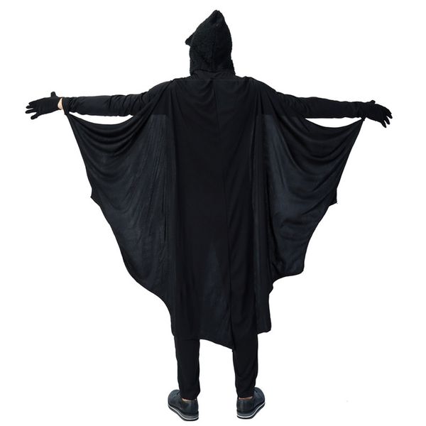 adults' black bat halloween costume vampire fancy dress outfits with wing gloves
adults' black bat halloween costume vampire fancy dress outfits with wing gloves