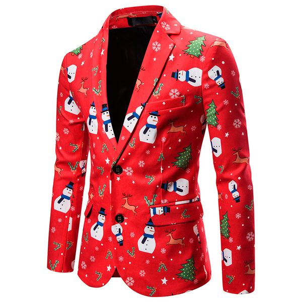 fashion christmas blazer jacket men 2019 funny snowman printed novelty xmas blazer men party prom wedding suit hombre, White;black
fashion christmas blazer jacket men 2019 funny snowman printed novelty xmas blazer men party prom wedding suit hombre, White;black