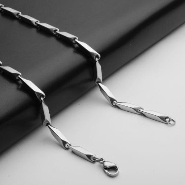 hip hop jewelry design necklace for men,titanium steel personality creative geometric necklace pure handmade quartet chain, Silver
hip hop jewelry design necklace for men,titanium steel personality creative geometric necklace pure handmade quartet chain, Silver