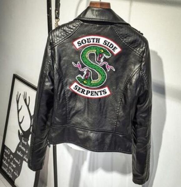 women spring and autumn new style authentic fashion personality slim european and american fashion lapel motorcycle leather coat / s, Black
women spring and autumn new style authentic fashion personality slim european and american fashion lapel motorcycle leather coat / s, Black