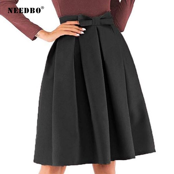 needbo mini skirt plus size vintage solid ball gown skirt women high-waisted pleated skirts office workwear bow party, Black
needbo mini skirt plus size vintage solid ball gown skirt women high-waisted pleated skirts office workwear bow party, Black