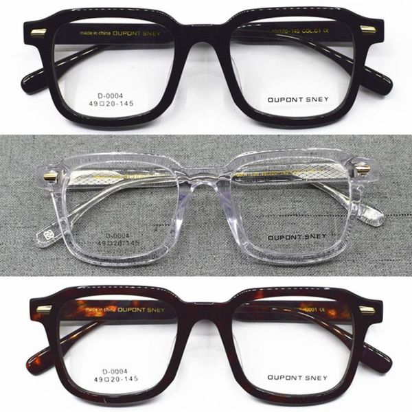 vintage acetate full rim square eyeglass frames men women rx able hand made glasses quality, Black
vintage acetate full rim square eyeglass frames men women rx able hand made glasses quality, Black