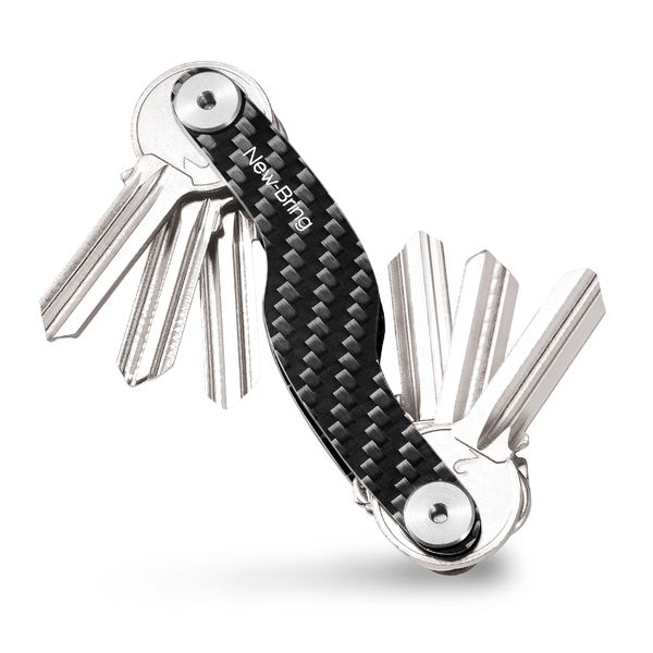 new bring carbon fiber key organizer car key holder chain smart key wallets ring, Slivery;golden
new bring carbon fiber key organizer car key holder chain smart key wallets ring, Slivery;golden