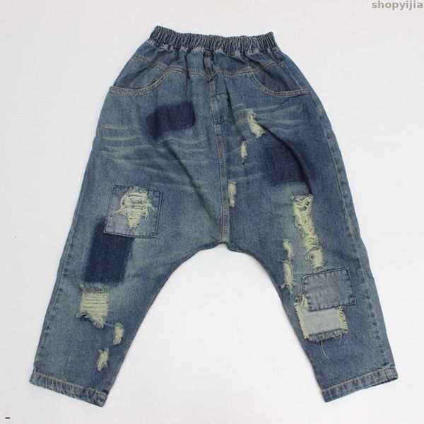 baggy harem jeans pants boyfriend hole wide leg jeans hip hop streetwear bloomers denim trousers women ripped, Blue
baggy harem jeans pants boyfriend hole wide leg jeans hip hop streetwear bloomers denim trousers women ripped, Blue